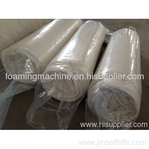 Automatic pocket spring mattress rolling machine